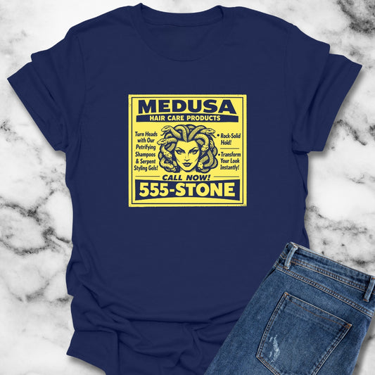 Medusa Hair Care Products Vintage Ad Style T-Shirt