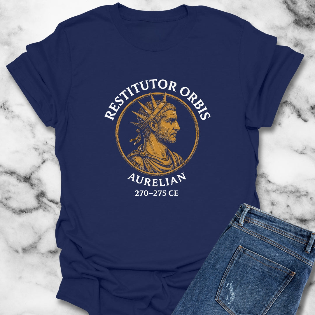 Aurelian Restitutor Orbis Restorer of the World T-Shirt