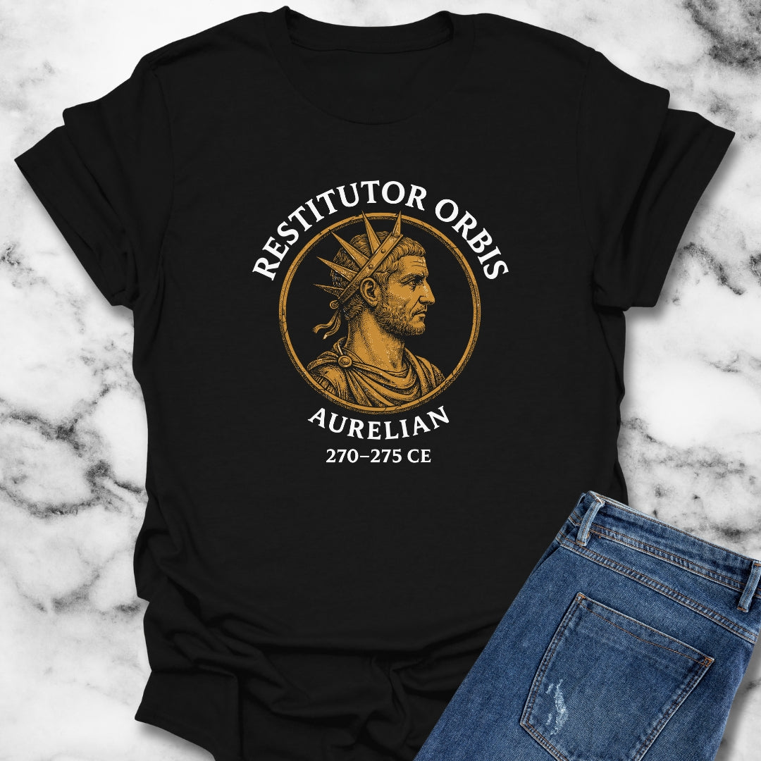 Aurelian Restitutor Orbis Restorer of the World T-Shirt
