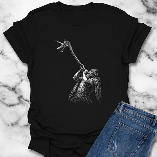 Celtic Warrior with Carnyx T-Shirt