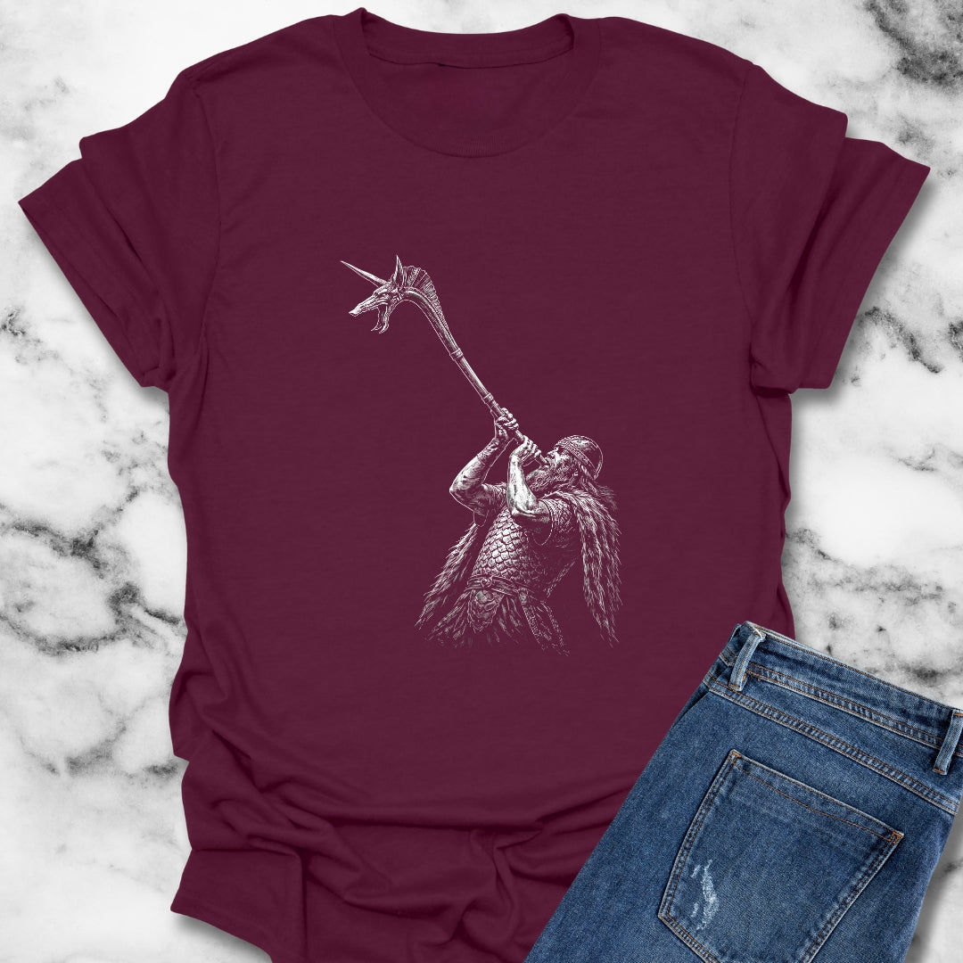 Celtic Warrior with Carnyx T-Shirt