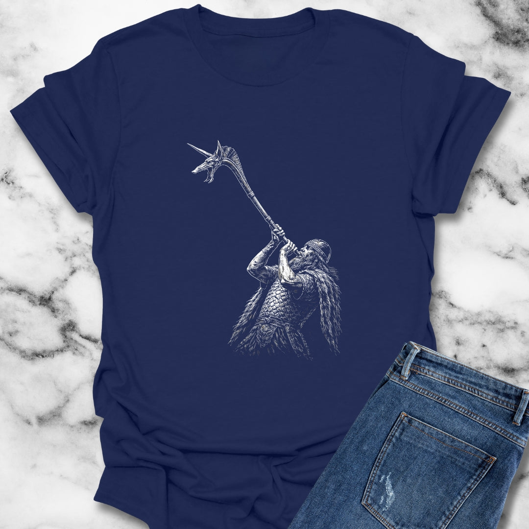 Celtic Warrior with Carnyx T-Shirt