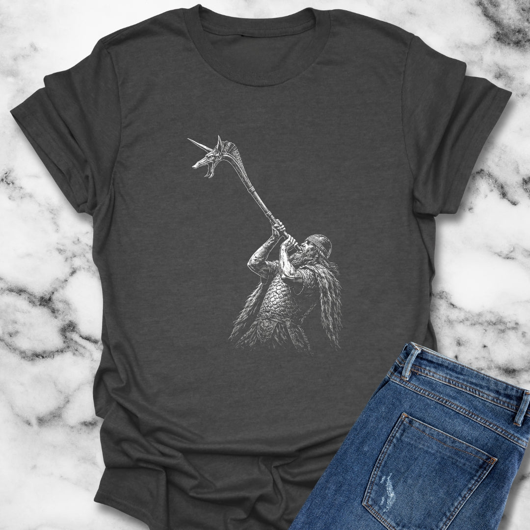 Celtic Warrior with Carnyx T-Shirt