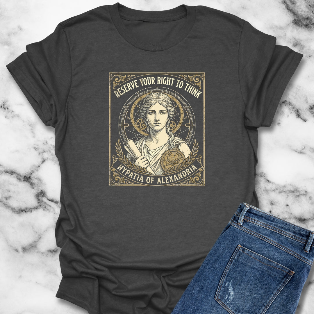 Hypatia of Alexandria Philosopher Unisex Lightweight T-Shirt
