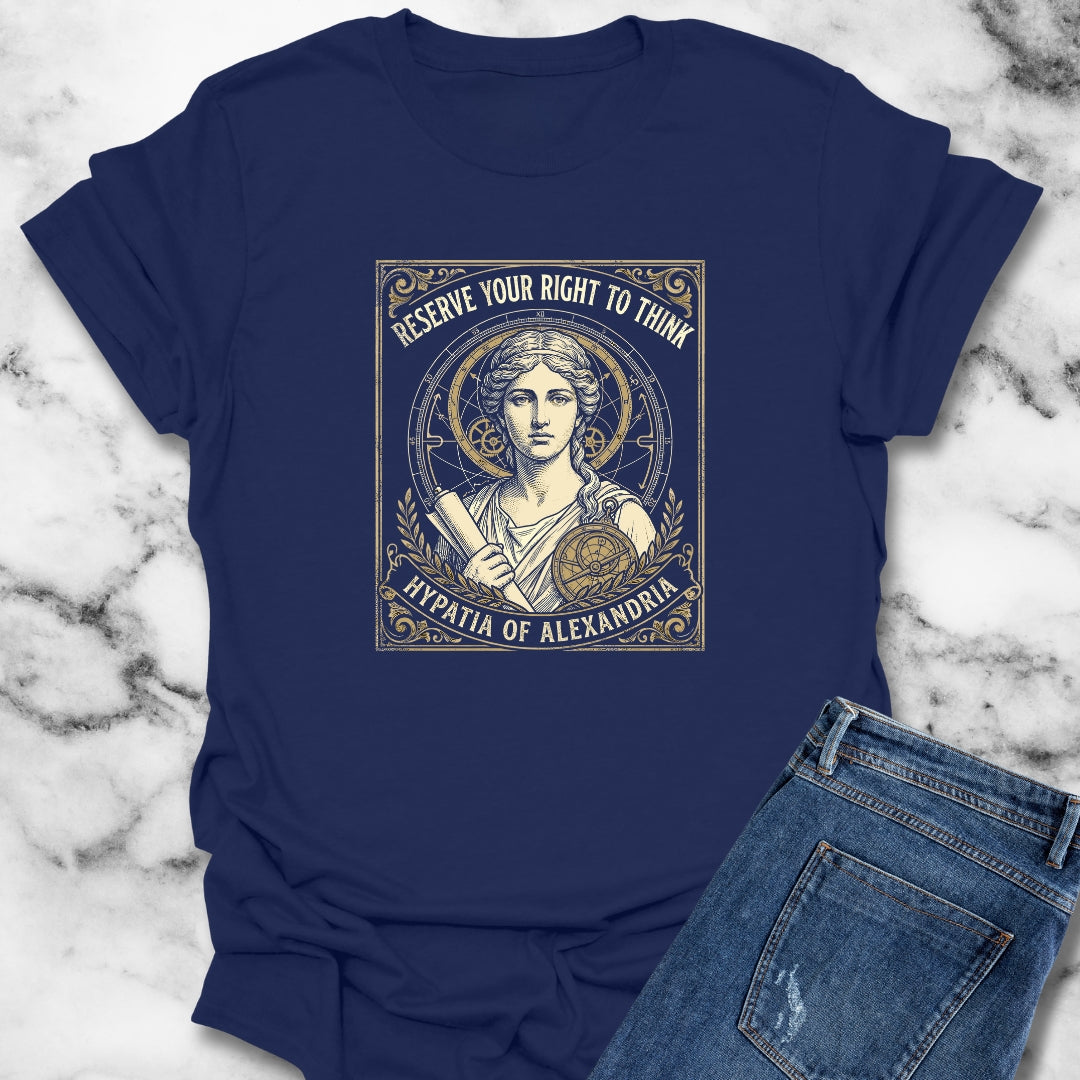 Hypatia of Alexandria Philosopher Unisex Lightweight T-Shirt