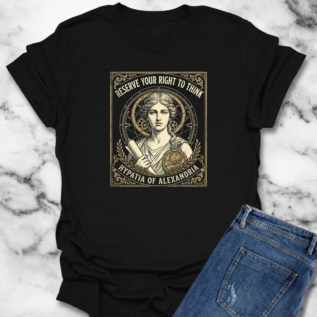 Hypatia of Alexandria Philosopher Unisex Lightweight T-Shirt