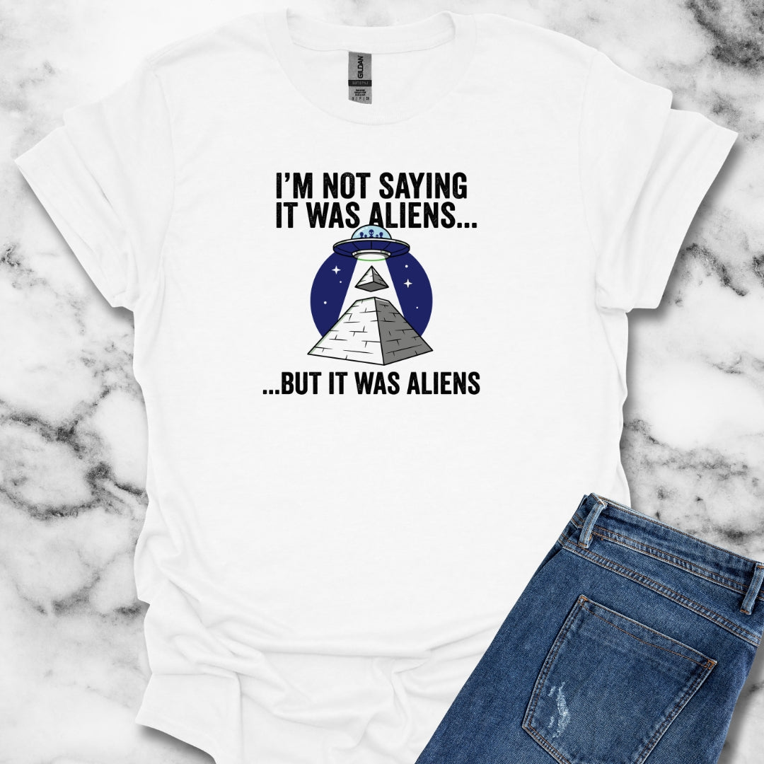 Aliens Built the Pyramids  Unisex Lightweight T-Shirt