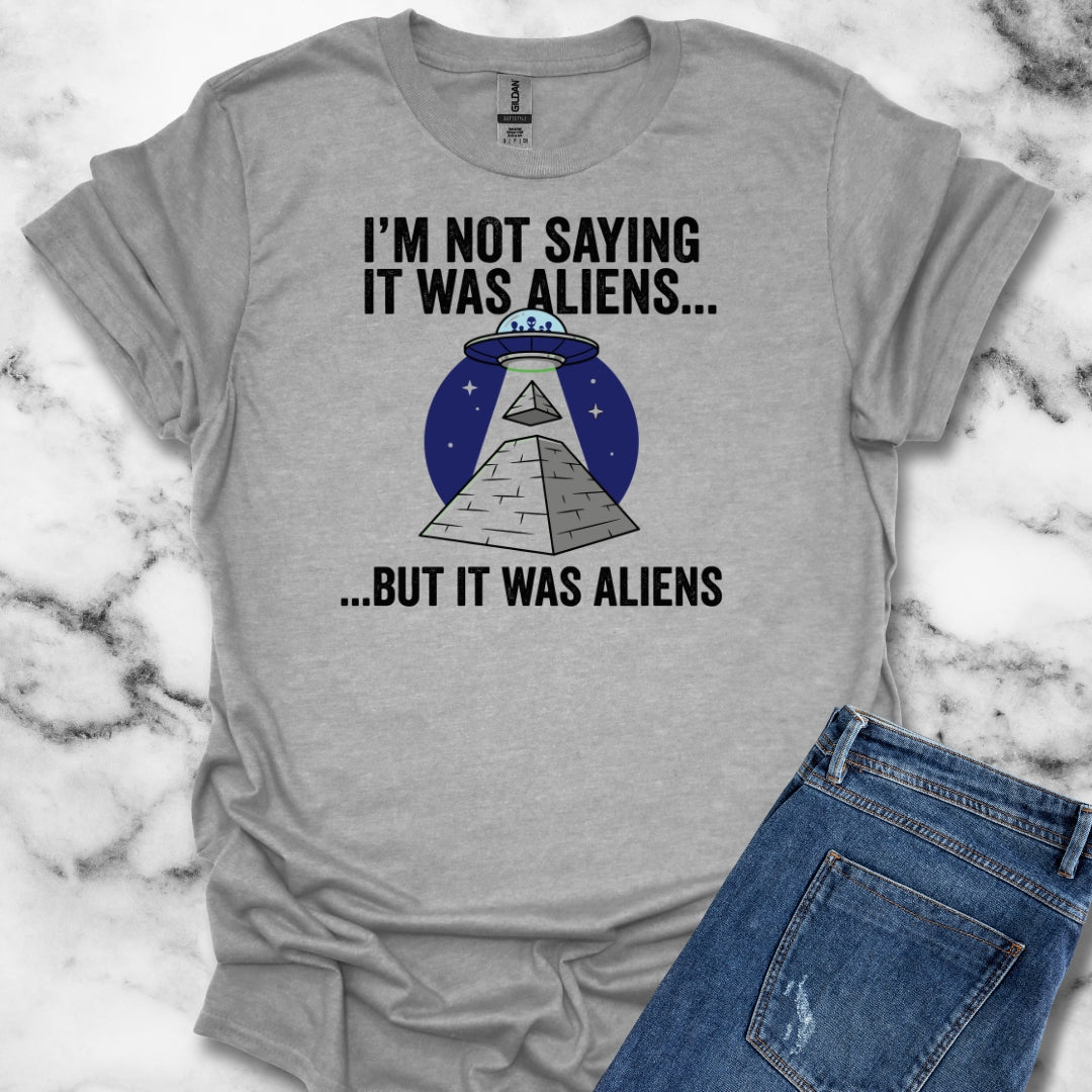 Aliens Built the Pyramids  Unisex Lightweight T-Shirt