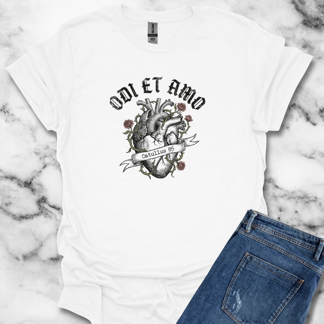 Catullus 85 Odi et Amo Love Hate Unisex Lightweight T-Shirt