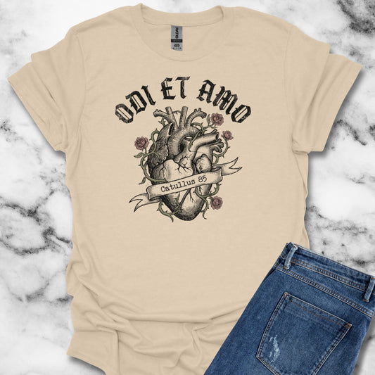 Catullus 85 Odi et Amo Love Hate T-Shirt