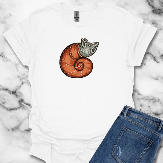 Snail Rat Hybrid Medieval Marginalia T-Shirt