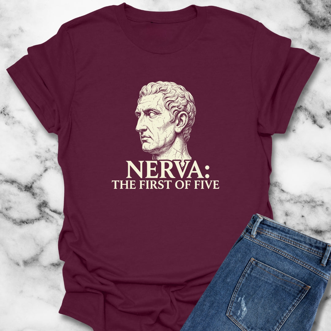 Nerva First of 5 Good Emperors T-Shirt