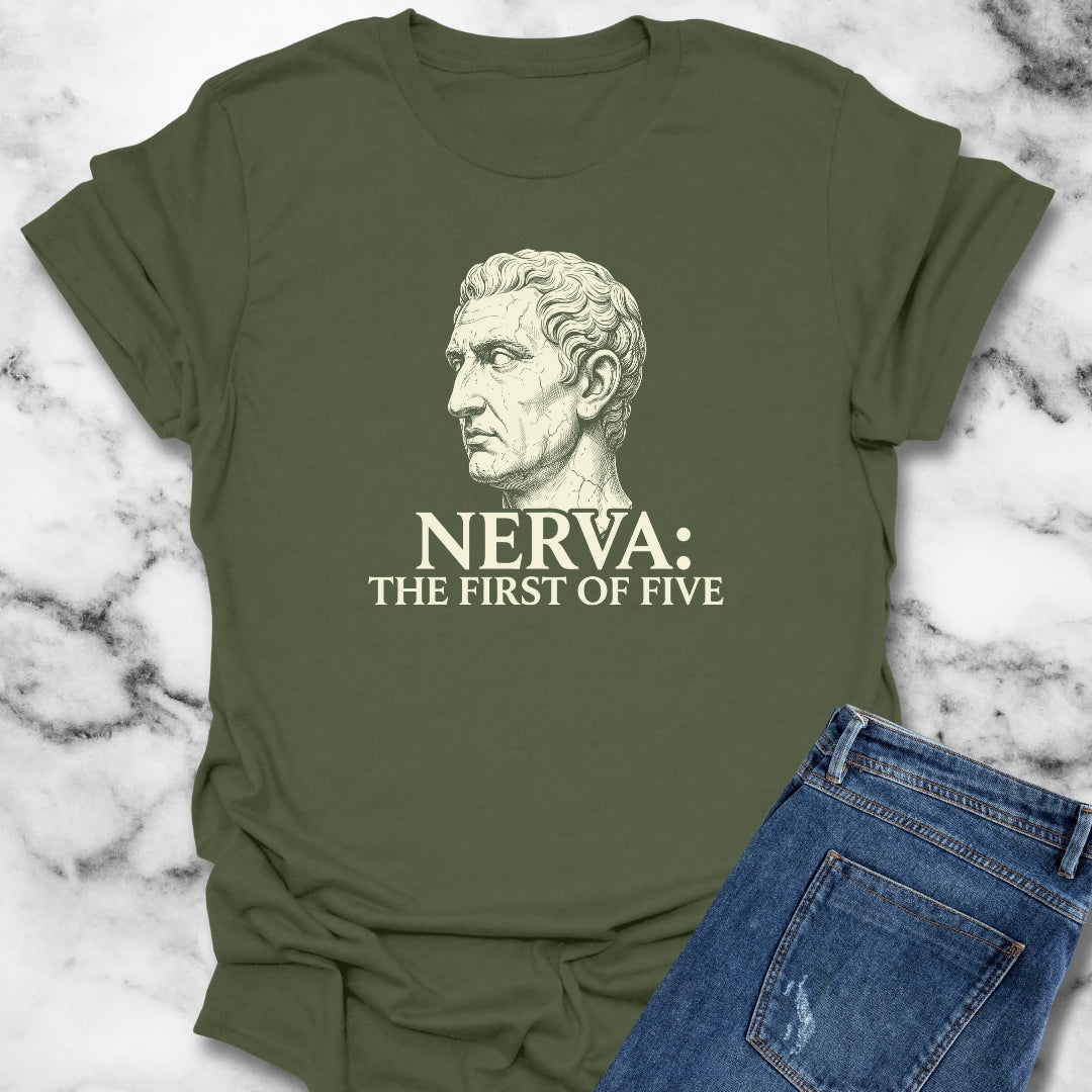 Nerva First of 5 Good Emperors T-Shirt