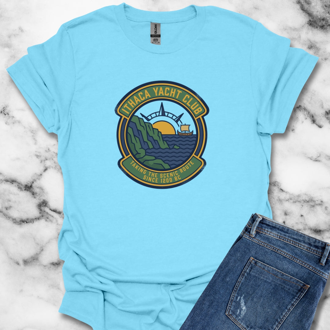 Odysseus Ithaca Yacht Club  Unisex Lightweight T-Shirt