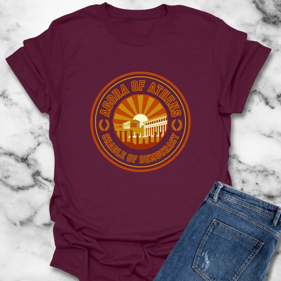 Athens Agora Cradle of Democracy T-Shirt