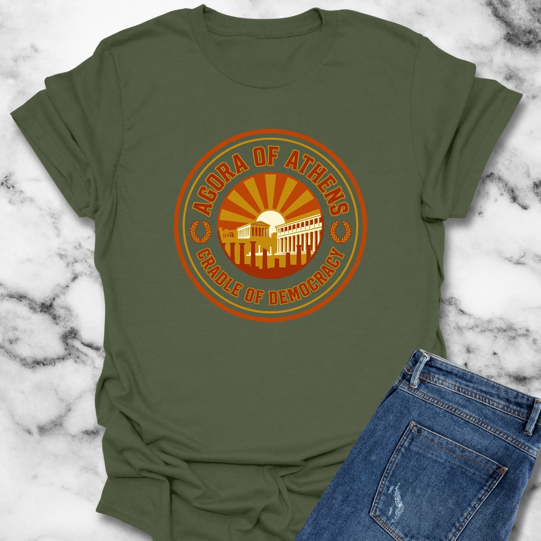 Athens Agora Cradle of Democracy T-Shirt