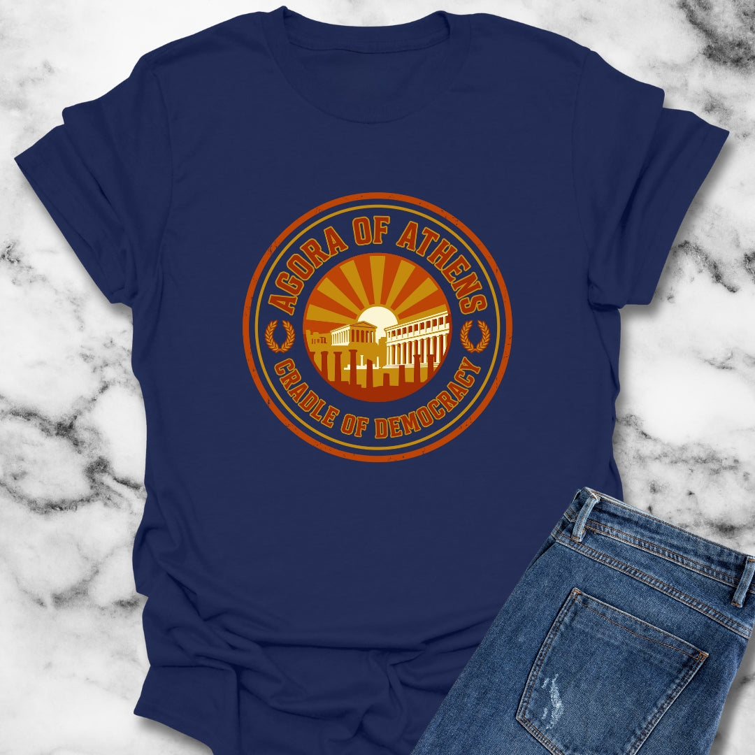 Athens Agora Cradle of Democracy T-Shirt