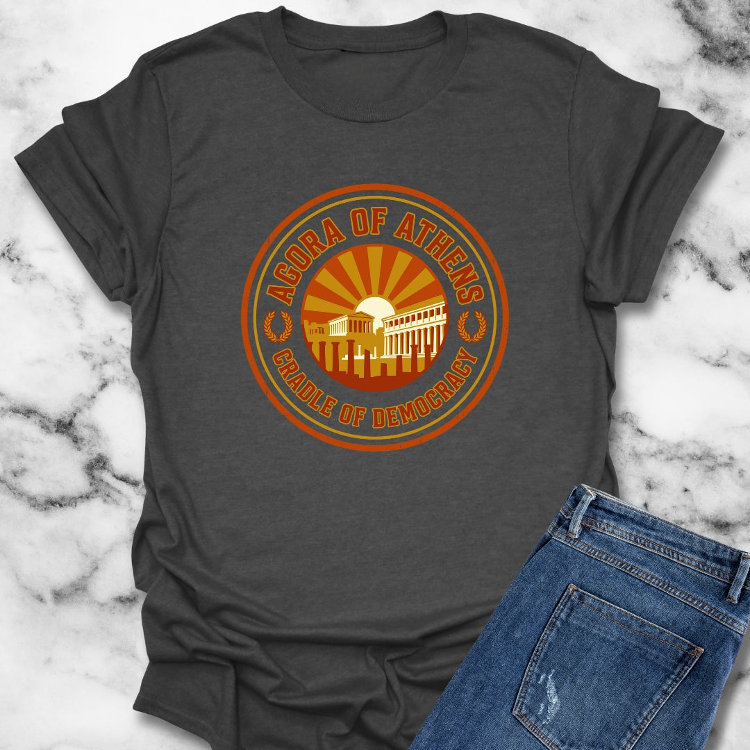 Athens Agora Cradle of Democracy T-Shirt