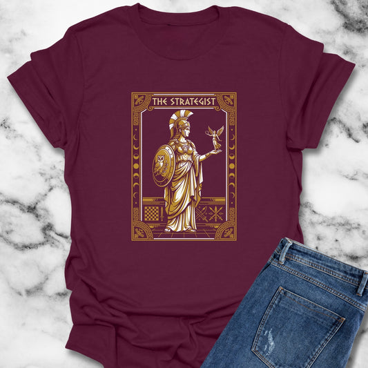 Athena Strategist Tarot T-Shirt