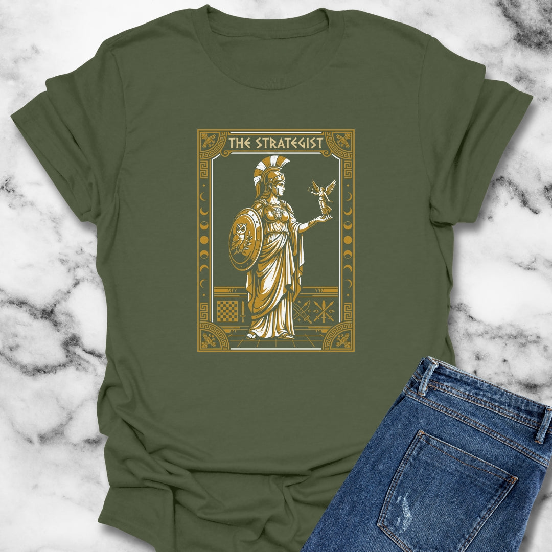 Athena Strategist Tarot T-Shirt