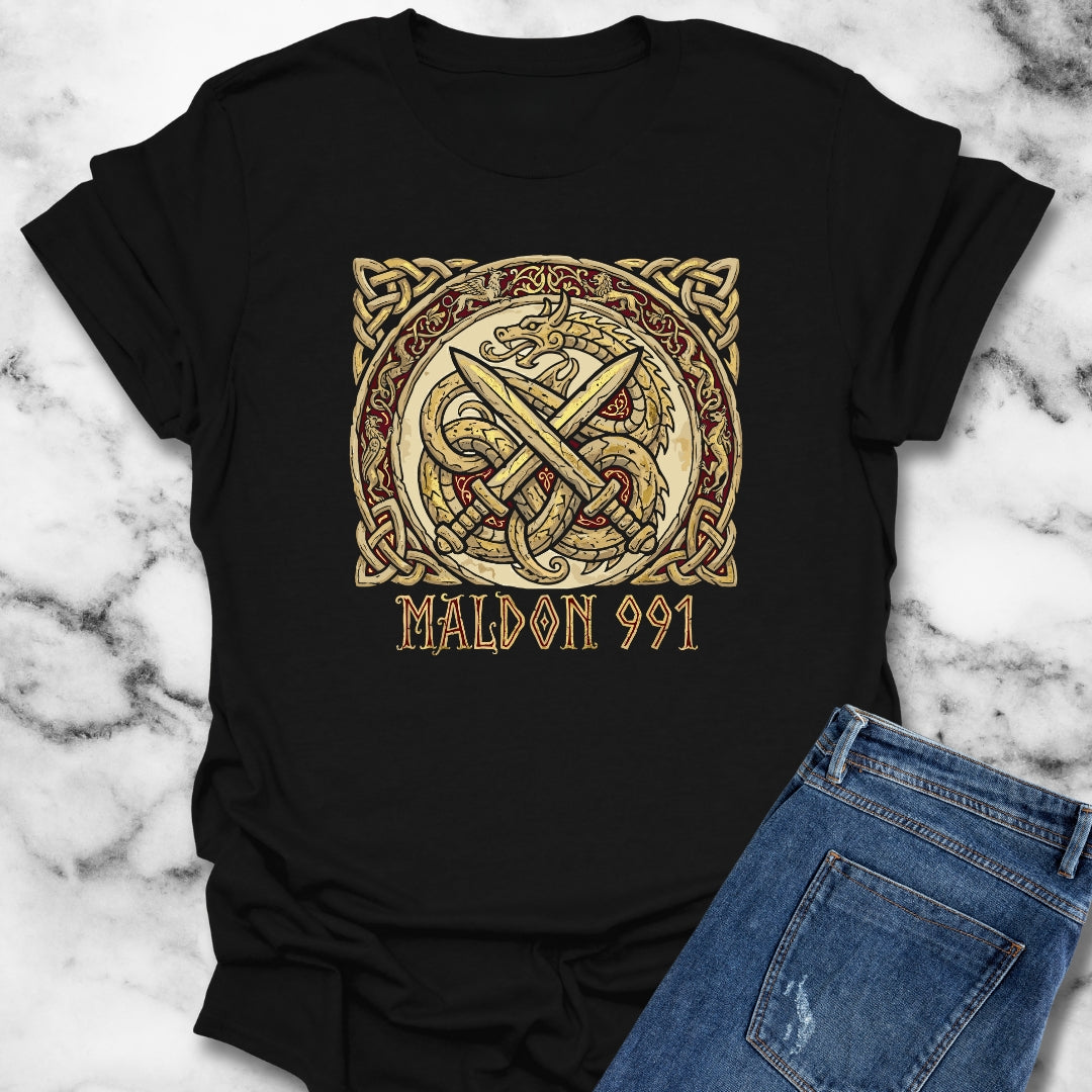 Battle of Maldon King Æthelred vs Vikings T-Shirt