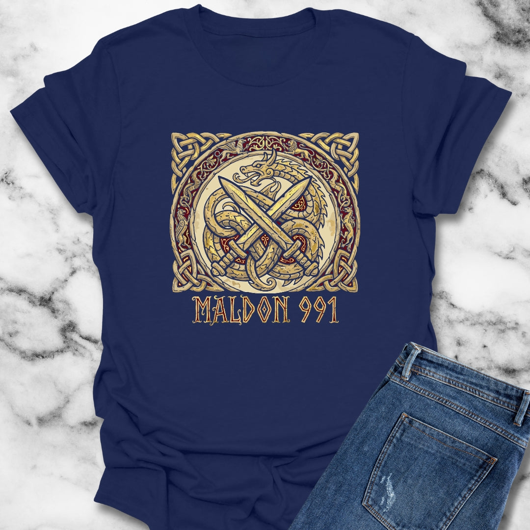 Battle of Maldon King Æthelred vs Vikings T-Shirt