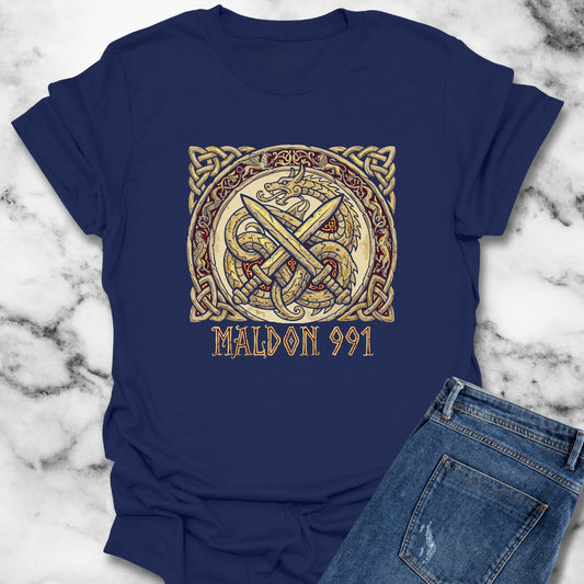 Battle of Maldon King Æthelred vs Vikings T-Shirt