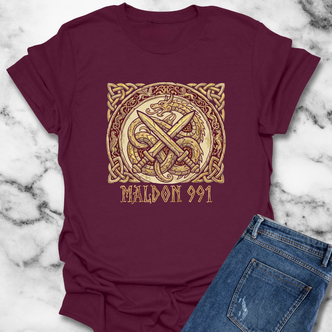 Battle of Maldon King Æthelred vs Vikings T-Shirt