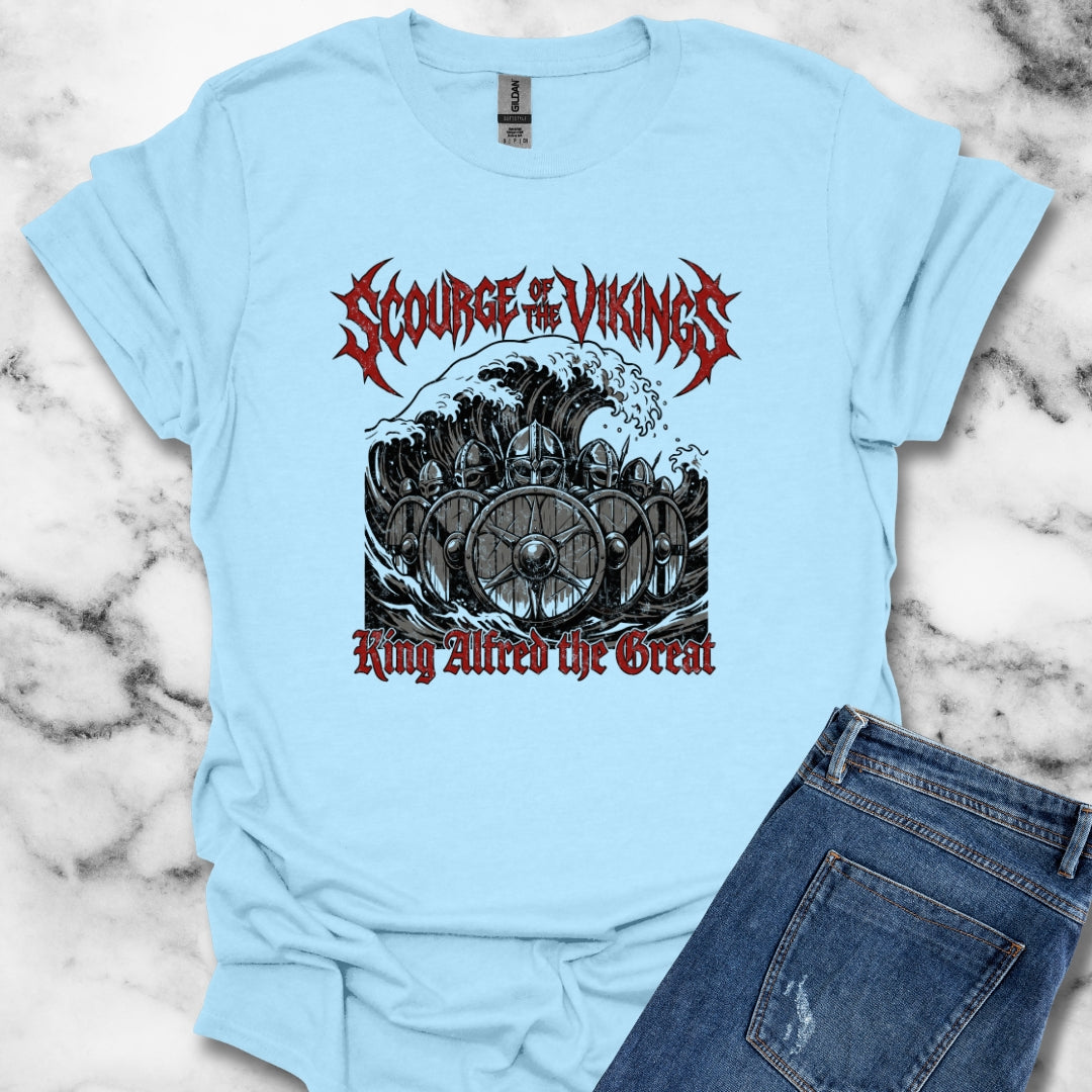 King Alfred Scourge of the Vikings Unisex Lightweight T-Shirt
