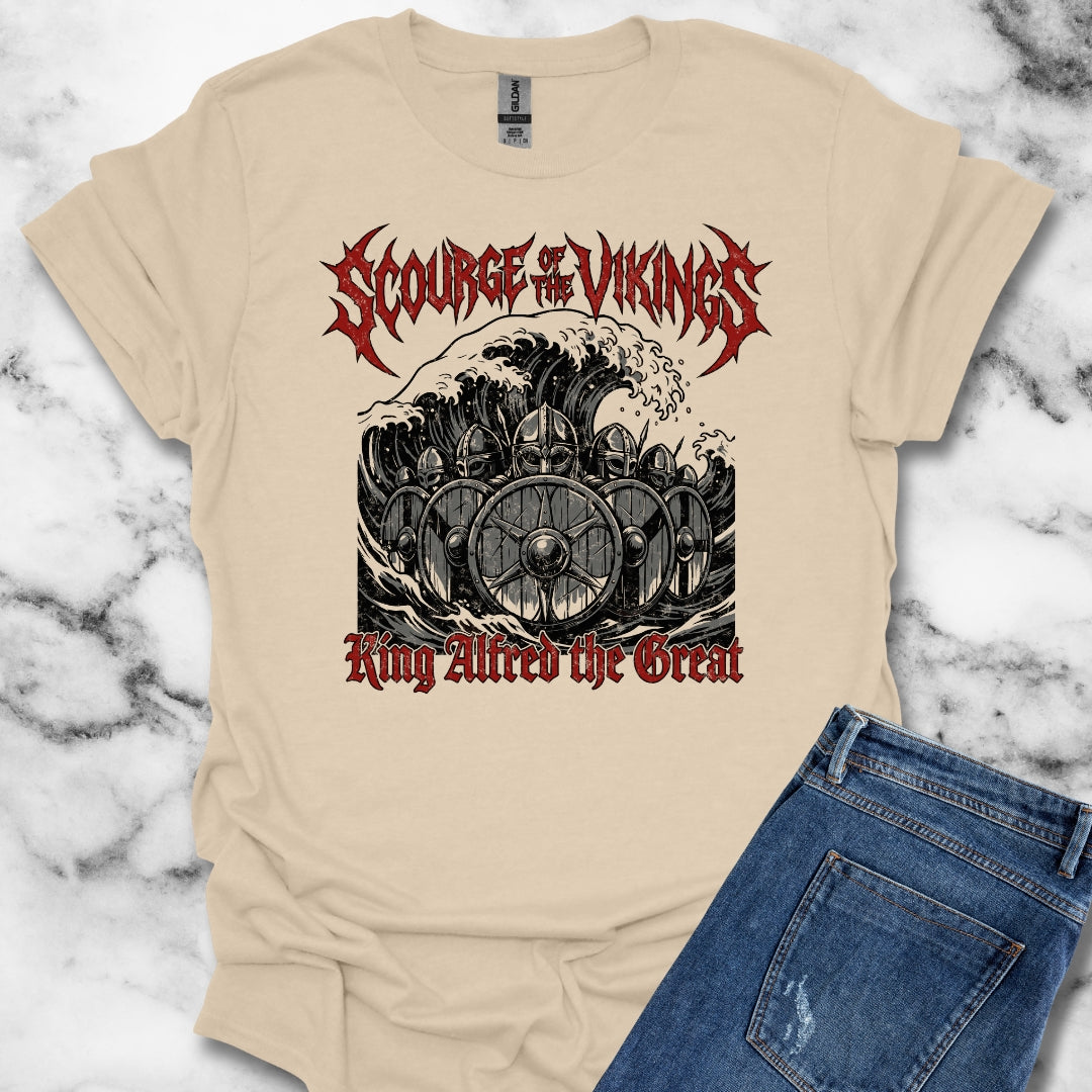 King Alfred Scourge of the Vikings Unisex Lightweight T-Shirt