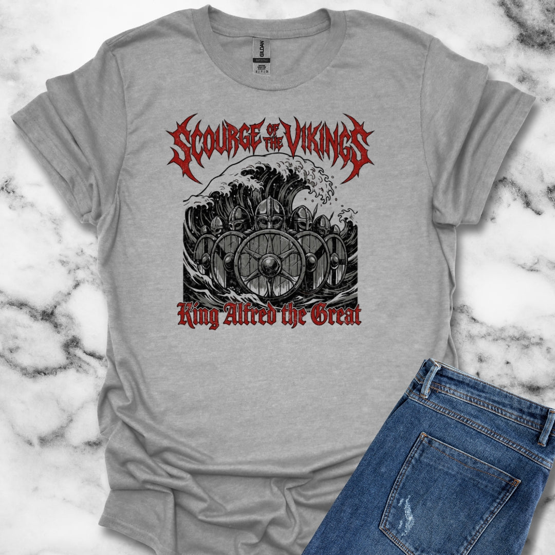 King Alfred Scourge of the Vikings Unisex Lightweight T-Shirt