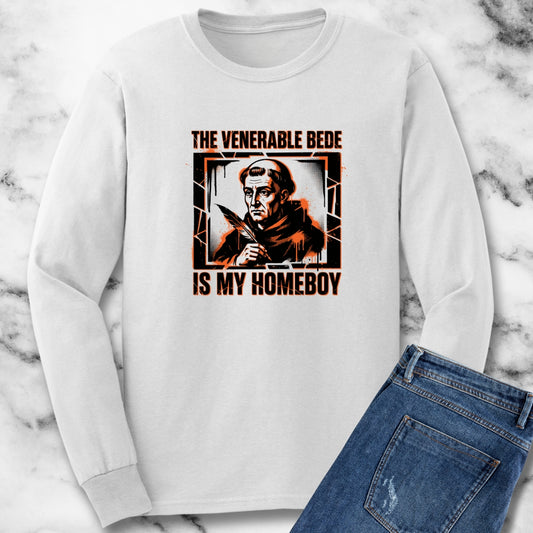 The Venerable Bede is my Homeboy Long Sleeve Tee
