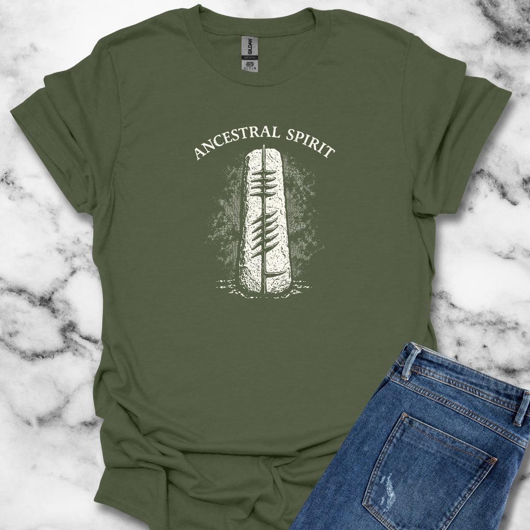 Ogham Script Stone Irish Strength T-Shirt