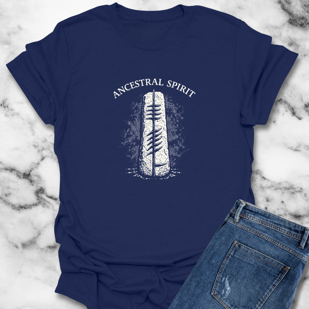 Ogham Script Stone Irish Strength T-Shirt