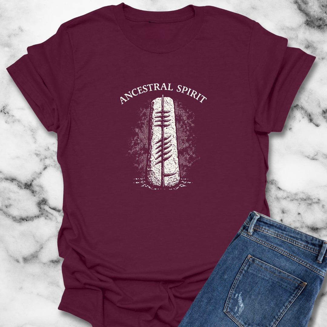 Ogham Script Stone Irish Strength T-Shirt