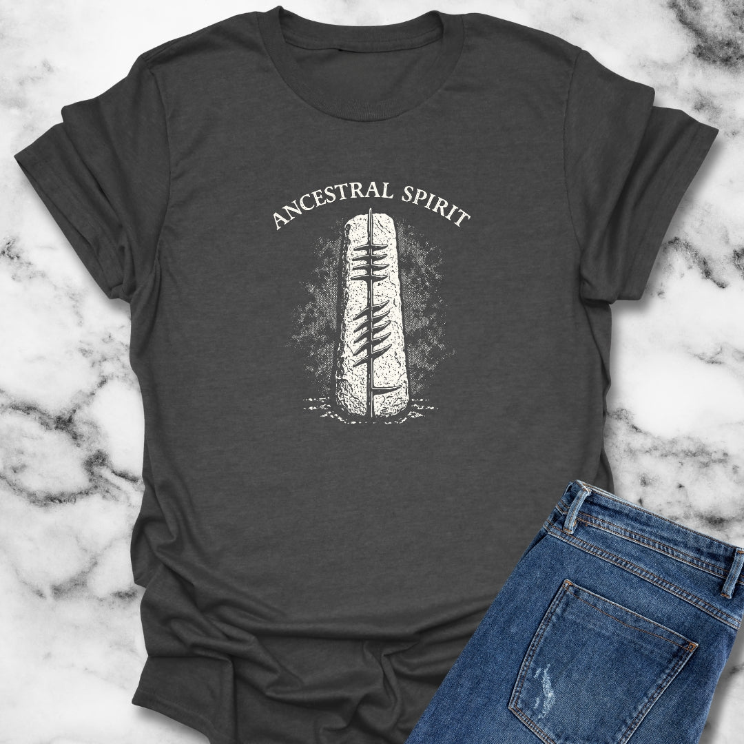 Ogham Script Stone Irish Strength T-Shirt