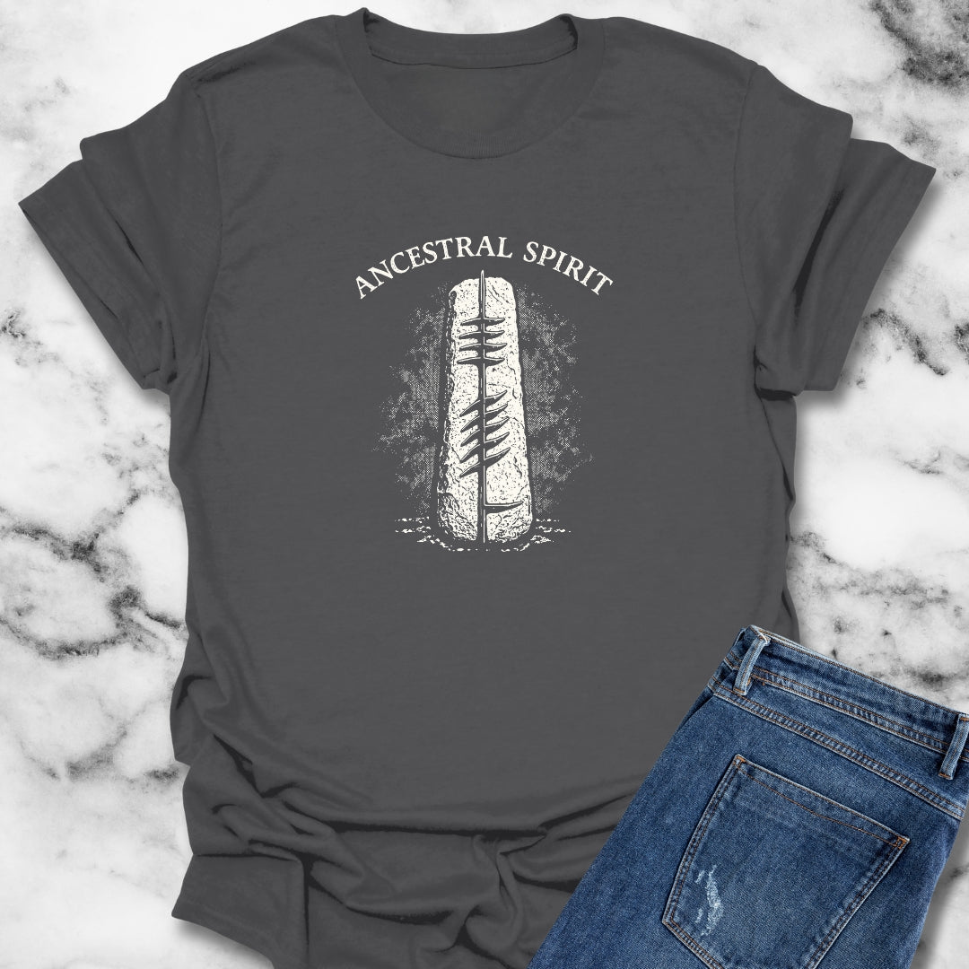 Ogham Script Stone Irish Strength T-Shirt