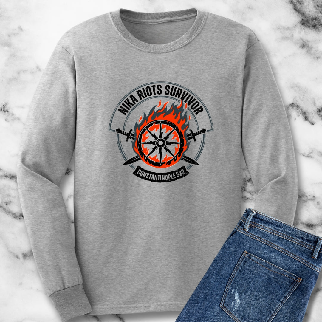 Nika Riots Survivor Long Sleeve Tee