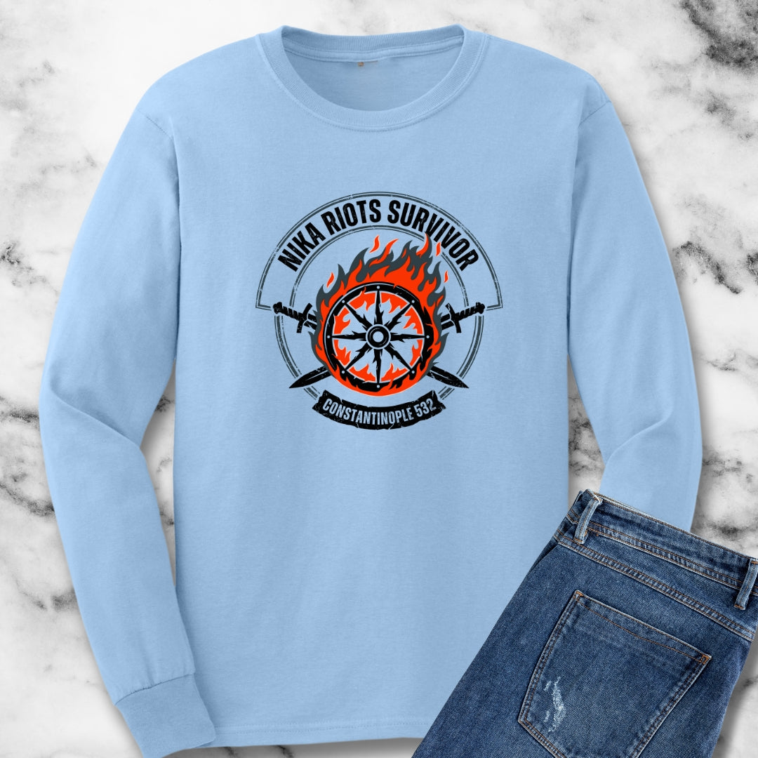 Nika Riots Survivor Long Sleeve Tee