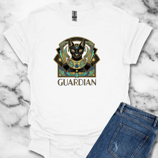 Bastet Guardian Art Deco T-Shirt
