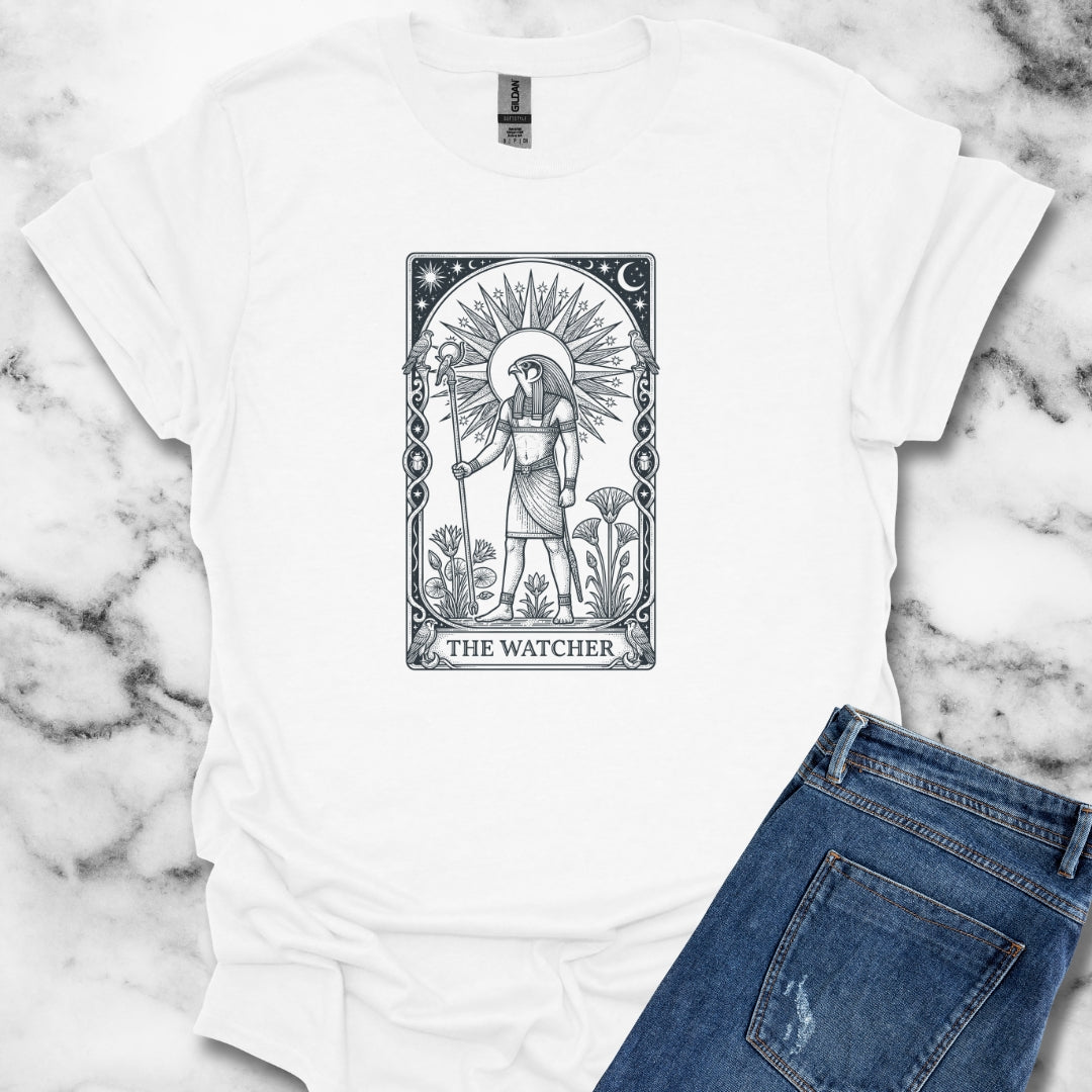 Horus the Watcher Tarot Unisex Lightweight T-Shirt