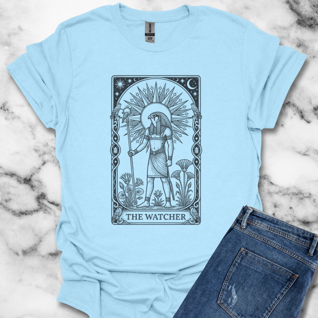 Horus the Watcher Tarot Unisex Lightweight T-Shirt