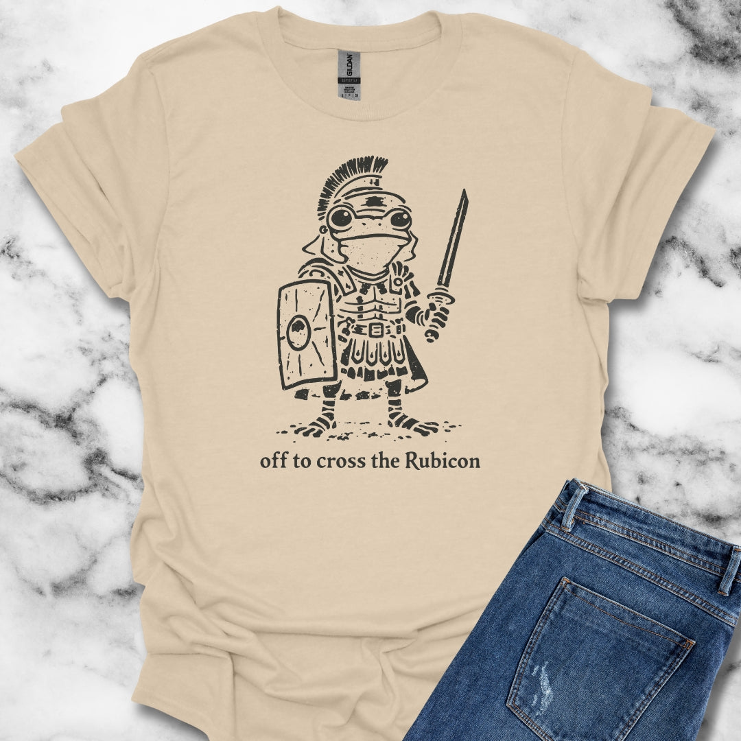 Centurian Frog Off to Cross the Rubicon T-Shirt