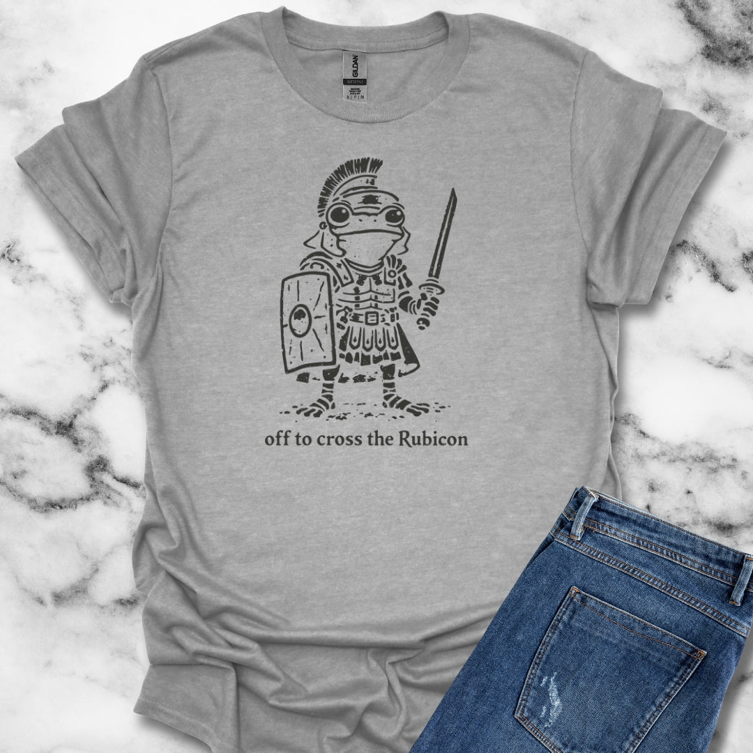 Centurian Frog Off to Cross the Rubicon T-Shirt