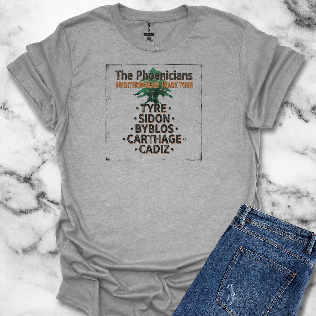 Pheonicians Mediterranean Trade Tour T-Shirt