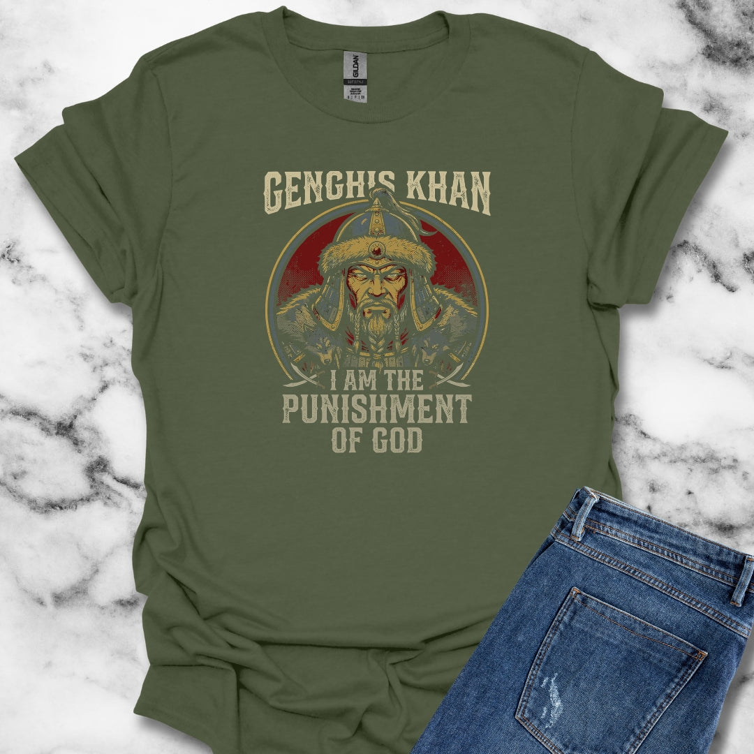 Genghis Khan Punishment from God T-Shirt
