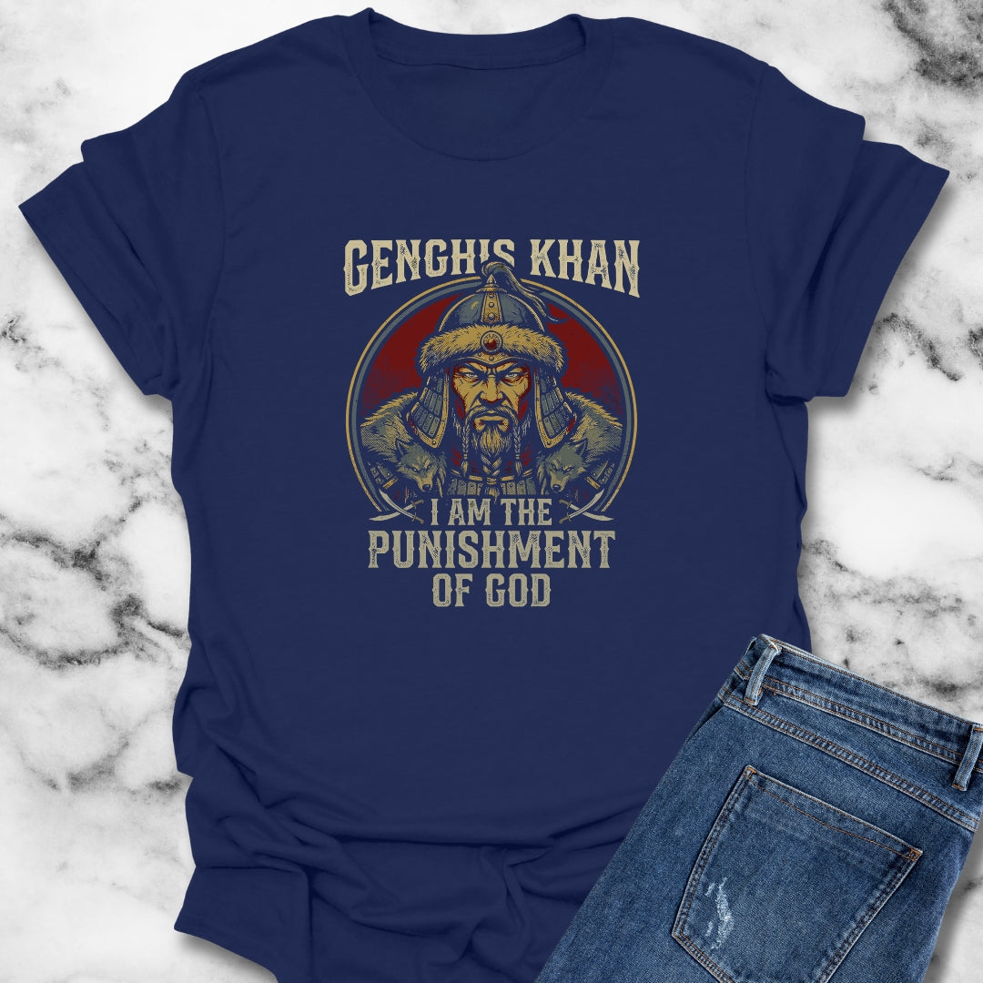 Genghis Khan Punishment from God T-Shirt