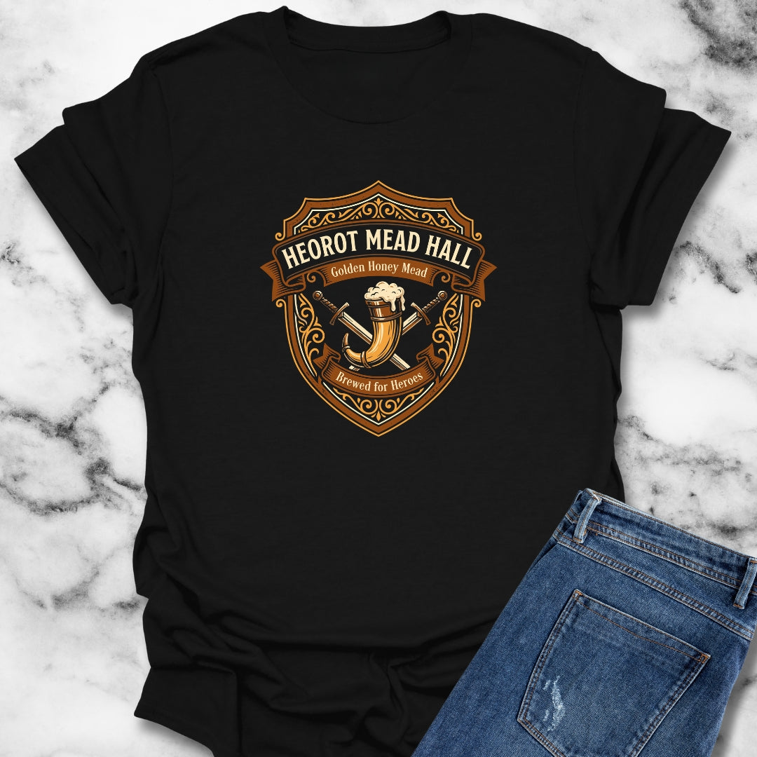Beowulf Heorot Mead Hall T-Shirt