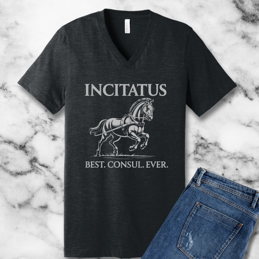 Incitatus Best Consul Ever Horse Women's V-Neck Tee
