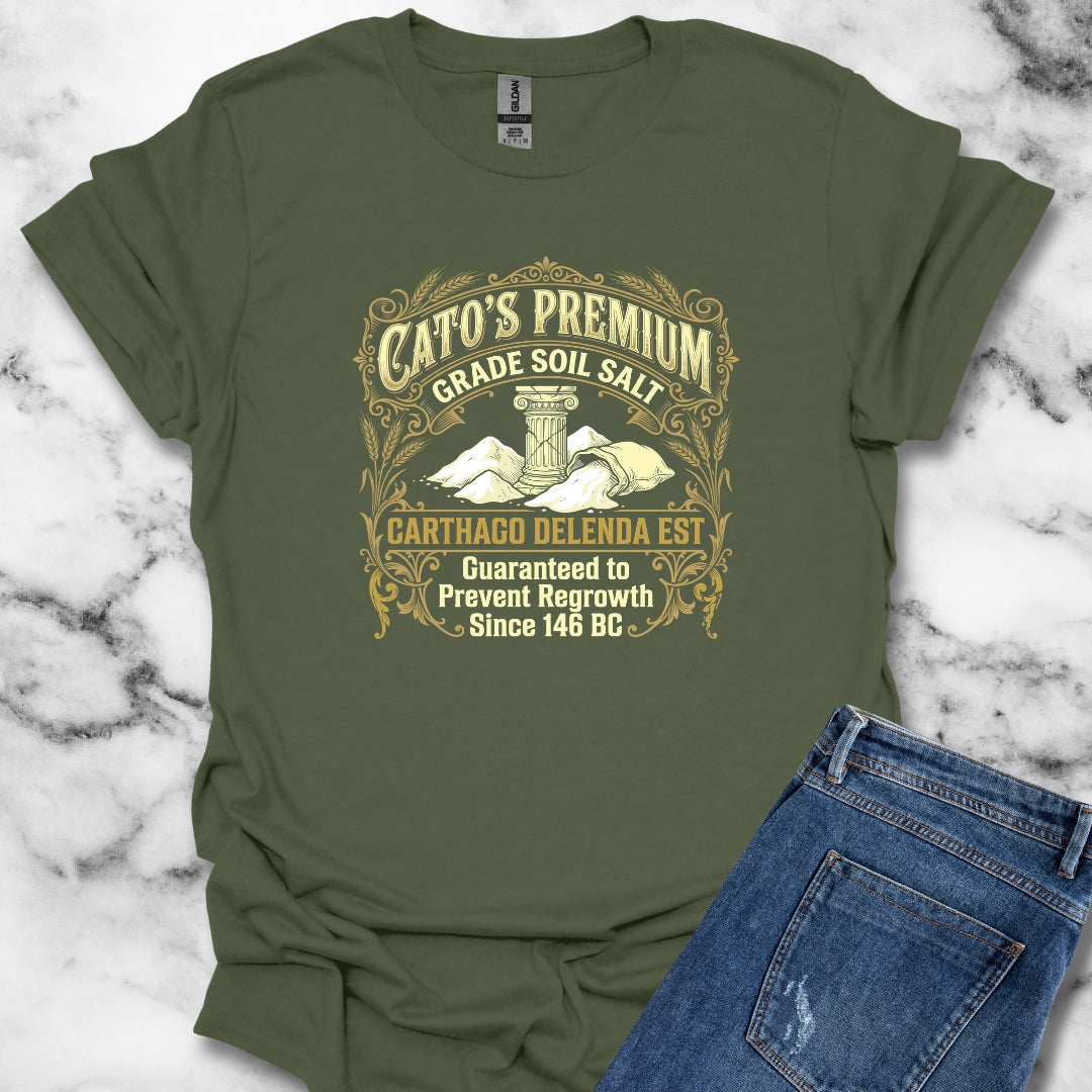 Cato Premium Salt Carthago Delenda Est T-Shirt